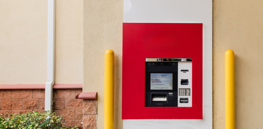 red atm outside